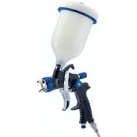 Draper HVLP Air Spray Gun with Composite Body and 600ml Gravity-Fed Hopper – Model 09707