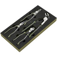 Draper Expert 4 Piece High Leverage Pliers Set in Foam Tray Draper Expert 4 Piece High Leverage Pliers Set in Foam Tray