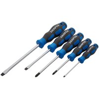 Draper 09783 Soft Grip Screwdriver Set – 5 Piece Professional Hand Tools for Precision and Comfort