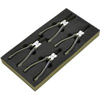 Draper Expert 4 Piece Circlip Pliers Set in Foam Tray Draper Expert 4 Piece Circlip Pliers Set in Foam Tray