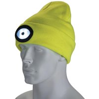 Draper Beanie Hat and USB Rechargeable LED Headlight Yellow One Size Draper Beanie Hat and USB Rechargeable LED Headlight Yellow One Size