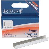 Tooled Up Enjoy 48% Discount on Draper Steel Staples for 10637 Hand Tacker