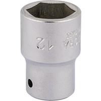 Draper 1455 12mm (1/2 inch) Square Drive Elora Hexagon Socket for 1/4 inch Drive Tools