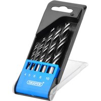 Draper 5 Piece Brad Point Wood Drill Bit Set Draper 5 Piece Brad Point Wood Drill Bit Set