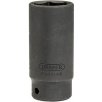 Draper Expert 1/2" Drive Hi Torq Deep Hexagon Impact Socket Metric 1/2" 27mm