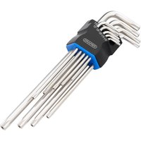 9 Piece Extra Long Security Torx Key Set