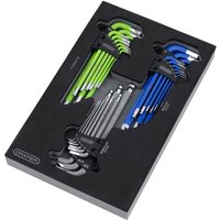 27 Piece Hex Torx Key Set Foam Module Tray