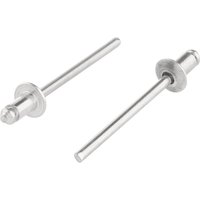 Draper Aluminium Pop Rivets 4mm 5.6mm Pack of 50 Draper Aluminium Pop Rivets 4mm 5.6mm Pack of 50