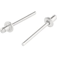 Draper Aluminium Pop Rivets 4.8mm 5.8mm Pack of 50 Draper Aluminium Pop Rivets 4.8mm 5.8mm Pack of 50