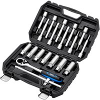 Draper 19 Piece 1/2" Drive Shock Absorber Strut Nut Socket Set 1/2" Draper 19 Piece 1/2" Drive Shock Absorber Strut Nut Socket Set 1/2"