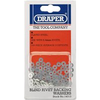 Draper Pop Rivet Washers 2.4mm Pack of 100 Draper Pop Rivet Washers 2.4mm Pack of 100