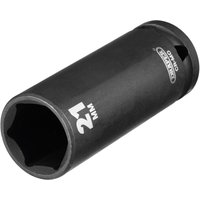 Draper Expert 1/2" Drive Hi Torq Deep Hexagon Impact Socket Metric 1/2" 21mm Draper Expert 1/2" Drive Hi Torq Deep Hexagon Impact Socket Metric 1/2" 21mm