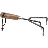 Draper Carbon Steel Heavy Duty Hand Cultivator Ash Handle Draper Carbon Steel Heavy Duty Hand Cultivator Ash Handle