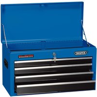 Draper 26 inch Tool Chest (4 Drawer) - Blue, none