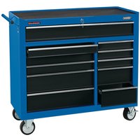 Draper 11 Drawer Tool Roller Cabinet Blue / Black Draper 11 Drawer Tool Roller Cabinet Blue / Black