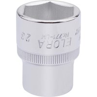 Elora 1/2" Drive Hexagon Socket Metric 1/2" 23mm