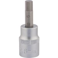Draper Expert 3/8" Drive Hexagon Socket Bit Metric 3/8" 6mm Draper Expert 3/8" Drive Hexagon Socket Bit Metric 3/8" 6mm