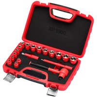 Draper XP1000 19 Piece 3/8" Drive VDE Insulated Socket Set 3/8" Draper XP1000 19 Piece 3/8" Drive VDE Insulated Socket Set 3/8"