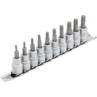 Draper 10 Piece 3/8" Drive Torx Socket Bit Set 3/8" 55mm Draper 10 Piece 3/8" Drive Torx Socket Bit Set 3/8" 55mm