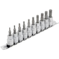 Draper 10 Piece 3/8" Drive Torx Plus Socket Bit Set 3/8" 55mm Draper 10 Piece 3/8" Drive Torx Plus Socket Bit Set 3/8" 55mm