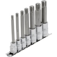 Draper 7 Piece 3/8" and 1/2" Drive Ribe Socket and Bit Set Combination 100mm Draper 7 Piece 3/8" and 1/2" Drive Ribe Socket and Bit Set Combination 100mm