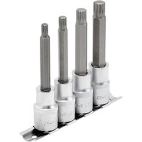Draper 4 Piece 1/2" Drive Spline Socket Bit Set 1/2" 100mm Draper 4 Piece 1/2" Drive Spline Socket Bit Set 1/2" 100mm