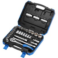 Draper 33 Piece 1/2" Drive Hex Socket Set Metric and Imperial