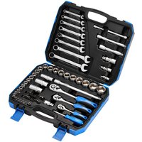 Draper 75 Piece Combination Drive Bit, Socket and Spanner Set Combination Draper 75 Piece Combination Drive Bit, Socket and Spanner Set Combination