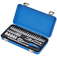 Draper 38 Piece 1/4" Drive Hex Socket and Socket Bit Set Metric 1/4" Draper 38 Piece 1/4" Drive Hex Socket and Socket Bit Set Metric 1/4"