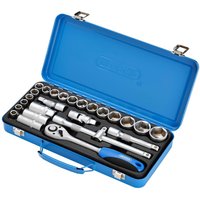 Draper 26 Piece 1/2" Drive Hex Socket Set Metric 1/2" Draper 26 Piece 1/2" Drive Hex Socket Set Metric 1/2"