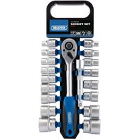 Draper 19 Piece 1/2" Drive Hex Socket Set Metric 1/2" Draper 19 Piece 1/2" Drive Hex Socket Set Metric 1/2"