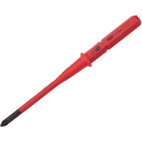 Draper Ergo Plus Extra Slim Pozi VDE Interchangeable Screwdriver Blade PZ1 80mm Draper Ergo Plus Extra Slim Pozi VDE Interchangeable Screwdriver Blade PZ1 80mm