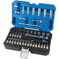 Draper 44 Piece 1/4" Drive Hex Socket and Socket Bit Set 1/4" Draper 44 Piece 1/4" Drive Hex Socket and Socket Bit Set 1/4"