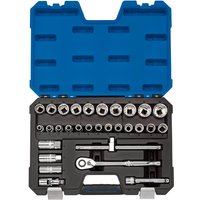 Draper 30 Piece 1/2" Drive Hex Socket Set Metric 1/2" Draper 30 Piece 1/2" Drive Hex Socket Set Metric 1/2"
