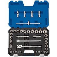 Draper Expert 41 Piece 1/2" Drive Hex Socket Set Metric and Imperial 1/2" Draper Expert 41 Piece 1/2" Drive Hex Socket Set Metric and Imperial 1/2"