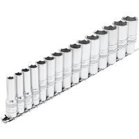 Draper Expert 15 Piece 3/8" Drive Deep Hex Socket Set Metric 3/8" Draper Expert 15 Piece 3/8" Drive Deep Hex Socket Set Metric 3/8"