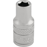 Draper 1/4" Drive Satin Finish Hexagon Socket Metric 1/4" 5.5mm Draper 1/4" Drive Satin Finish Hexagon Socket Metric 1/4" 5.5mm