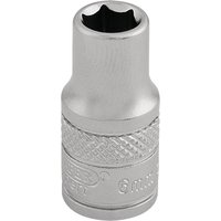 Draper 1/4" Drive Satin Finish Hexagon Socket Metric 1/4" 6mm Draper 1/4" Drive Satin Finish Hexagon Socket Metric 1/4" 6mm