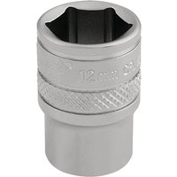 Draper 1/4" Drive Satin Finish Hexagon Socket Metric 1/4" 12mm Draper 1/4" Drive Satin Finish Hexagon Socket Metric 1/4" 12mm