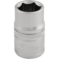 Draper 3/8" Drive Satin Finish Hexagon Socket Metric 3/8" 11mm Draper 3/8" Drive Satin Finish Hexagon Socket Metric 3/8" 11mm
