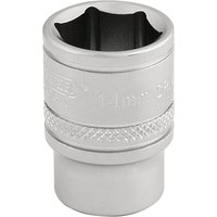 Draper 3/8" Drive Satin Finish Hexagon Socket Metric 3/8" 14mm Draper 3/8" Drive Satin Finish Hexagon Socket Metric 3/8" 14mm