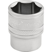 Draper 3/8" Drive Satin Finish Hexagon Socket Metric 3/8" 19mm Draper 3/8" Drive Satin Finish Hexagon Socket Metric 3/8" 19mm