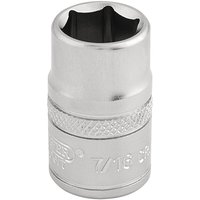 Draper 3/8" Drive Satin Finish Hexagon Socket Imperial 3/8" 7/16" Draper 3/8" Drive Satin Finish Hexagon Socket Imperial 3/8" 7/16"