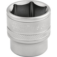 Draper 3/8" Drive Satin Finish Hexagon Socket Imperial 3/8" 7/8" Draper 3/8" Drive Satin Finish Hexagon Socket Imperial 3/8" 7/8"