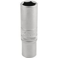 Draper 3/8" Drive Satin Finish Deep Hexagon Socket Metric 3/8" 13mm Draper 3/8" Drive Satin Finish Deep Hexagon Socket Metric 3/8" 13mm