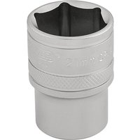 1/2 Square Drive 6 Point Metric Socket (21mm) (16612) - Draper