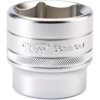 Draper 1/2" Drive Satin Finish Hexagon Socket Metric 1/2" 36mm Draper 1/2" Drive Satin Finish Hexagon Socket Metric 1/2" 36mm