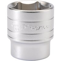Draper 1/2" Drive Satin Finish Hexagon Socket Imperial 1/2" 1" 3/16" Draper 1/2" Drive Satin Finish Hexagon Socket Imperial 1/2" 1" 3/16"