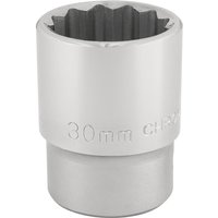 Draper 3/4" Drive Polished Finish Bi Hexagon Socket Metric 3/4" 30mm Draper 3/4" Drive Polished Finish Bi Hexagon Socket Metric 3/4" 30mm