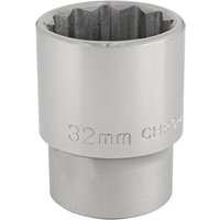 Draper 3/4" Drive Polished Finish Bi Hexagon Socket Metric 3/4" 32mm Draper 3/4" Drive Polished Finish Bi Hexagon Socket Metric 3/4" 32mm